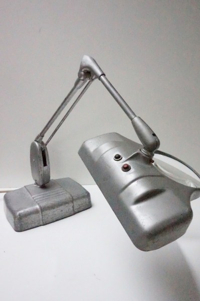 vintage Dazor M-270 Magnifier jeweler Desk Lamp Floating architects watch repair bureaulamp vergrootlamp -002